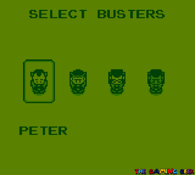 Ghostbusters II - Buster select