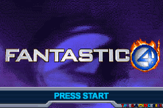 Fantastic 4: Flame On - title screen