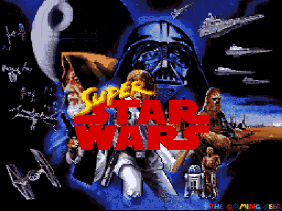 Super Star Wars - title screen