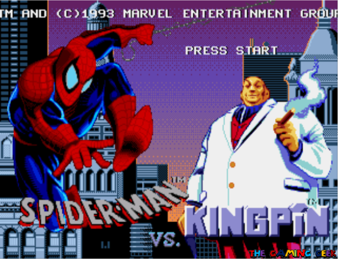 The Amazing Spider-Man vs the Kingpin - title screen