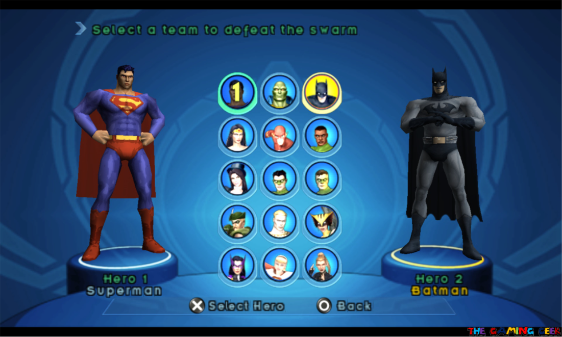 Justice League Heroes - full roster